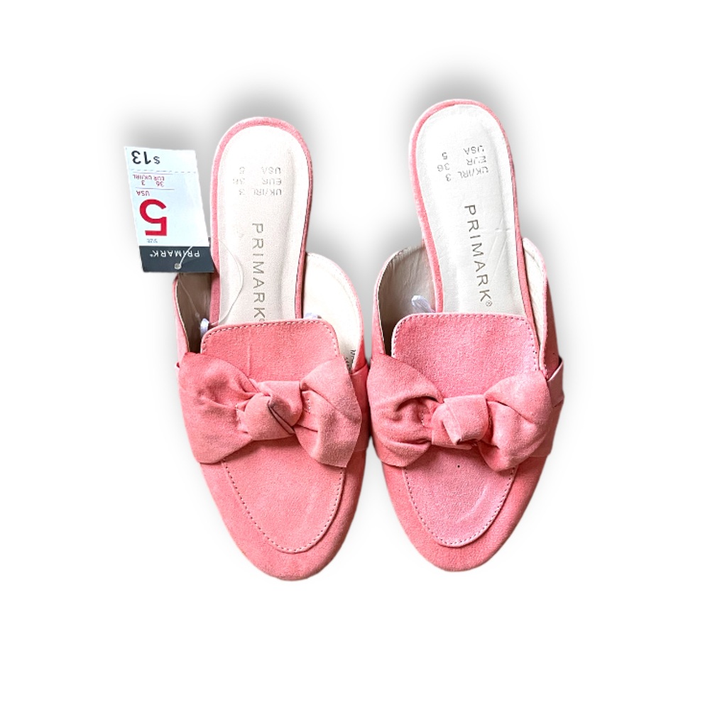 Primark mules shoes new suede faux